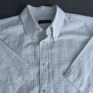 CANALI Short Sleeve Cotton/Linen shirt